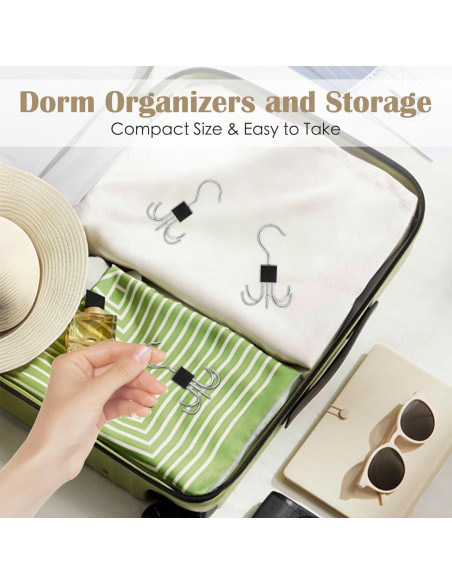 Pack de 3 Perchas Multifuncionales Aquzhou - Ahorra Espacio