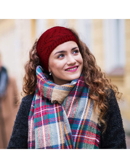 Diademas de Invierno WILLBOND 6 Piezas Forro Polar Mujeres