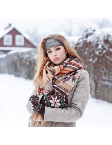 Diademas de Invierno WILLBOND 6 Piezas Forro Polar Mujeres