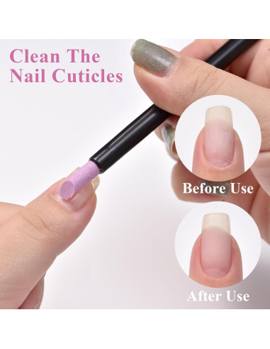 10 Piezas Lima de Uñas Stoe Piedra Pómez para Manicura