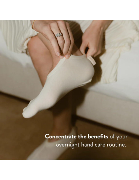 Calcetines de Algodón PAUME para Hidratación Nocturna - 1 Par