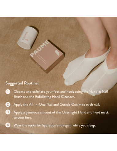 Calcetines de Algodón PAUME para Hidratación Nocturna - 1 Par