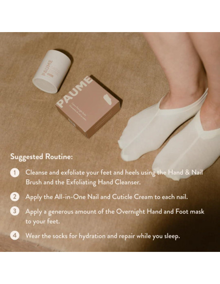 Calcetines de Algodón PAUME para Hidratación Nocturna - 1 Par