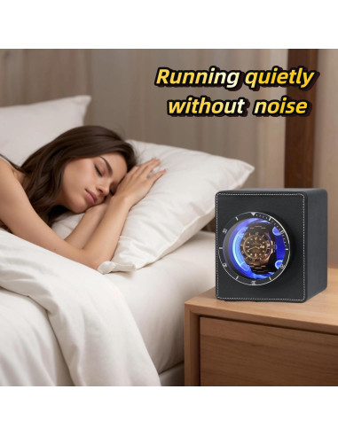 Enrollador automático de reloj Driklux C1CQ-9 LED, unisex, silencioso