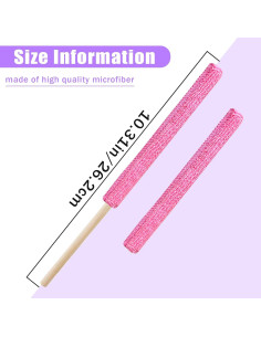 12 Pcs Duster Microfibra Bilkeru para Limpieza de Ranuras 2