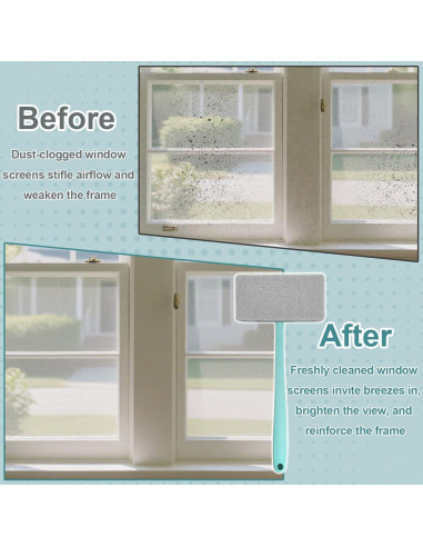 Kit de Limpieza de Ventanas Zimso con 9 Cepillos y Paños