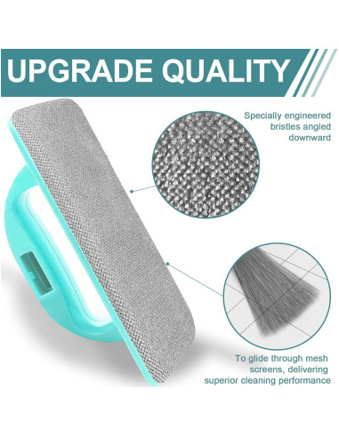 Kit de Limpieza de Ventanas Zimso con 9 Cepillos y Paños