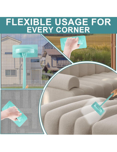 Kit de Limpieza de Ventanas Zimso con 9 Cepillos y Paños