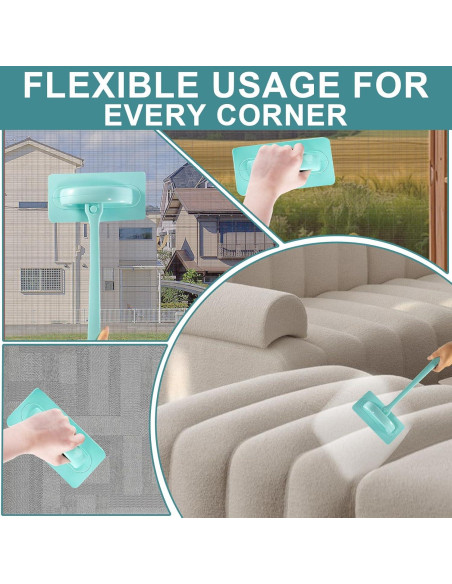 Kit de Limpieza de Ventanas Zimso con 9 Cepillos y Paños