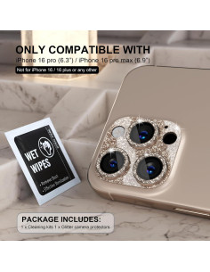 Protector de Lente de Cámara Choiche para iPhone 16 Pro/Pro Max 2