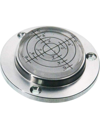 Nivel de Burbuja Redondo XMLEI 50mm Aluminio Blanco