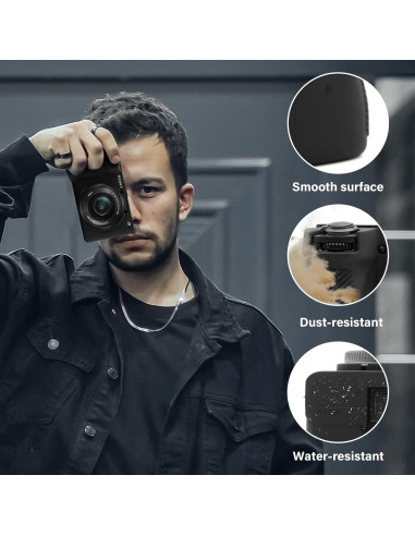 Kit Accesorios para Cámara Sony Alpha 6700 - Funda Silicona y Protectores