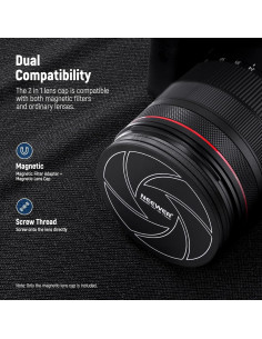 Tapa de Lente Magnética NEEWER 52mm Aluminio Ultra Delgado 2