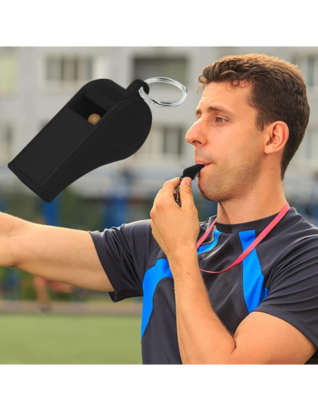 Silbato de Seguridad Water Gear Negro Ultra Liviano