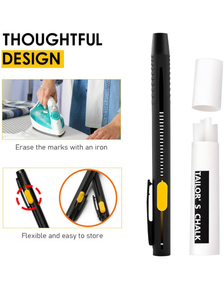Marcadores de tela borrables Genérico con 1 bolígrafo y 20 recargas
