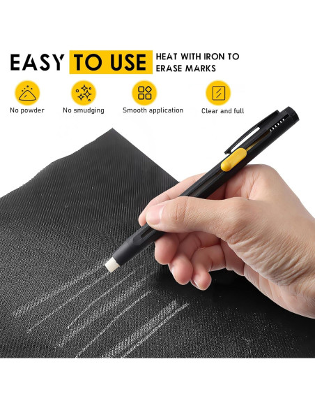Marcadores de tela borrables Genérico con 1 bolígrafo y 20 recargas