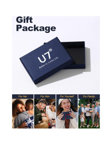 Collar Choker de Corazón U7 para Mujeres - Acero Inoxidable 18K