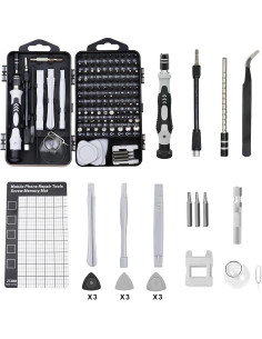 Kit de Herramientas de Reparación Electrónica 122 en 1 Sipery 2