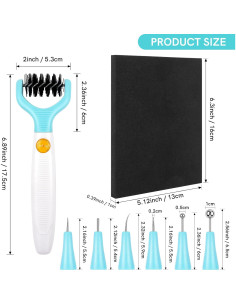 Kit de Herramientas para Escultura en Papel BAOFALI 8Pcs 2