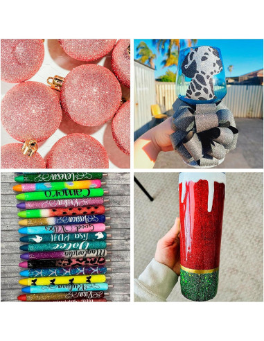 Conjunto de Purpurina Holográfica Ultra Fina 24 Colores 6g