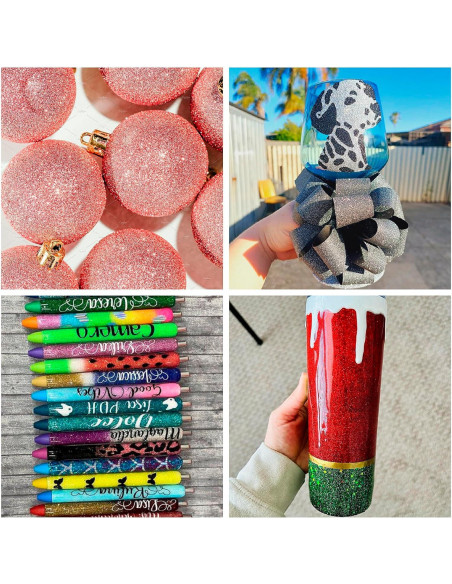 Conjunto de Purpurina Holográfica Ultra Fina 24 Colores 6g