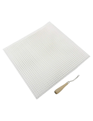 Kit de Ganchillo NX Jardín 100x50cm con Gancho de Madera