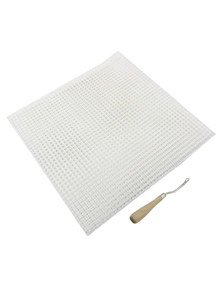 Kit de Ganchillo NX Jardín 100x50cm con Gancho de Madera