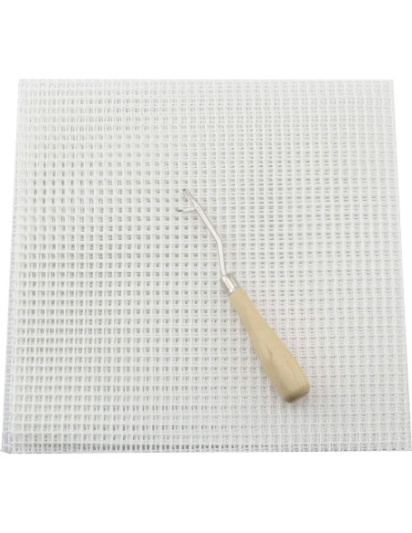 Kit de Ganchillo NX Jardín 100x50cm con Gancho de Madera