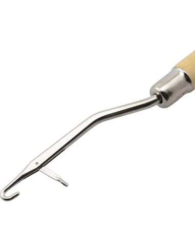 Kit de Ganchillo NX Jardín 100x50cm con Gancho de Madera