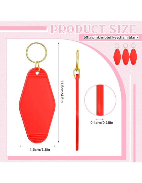 Llaveros Retro Thyle en Blanco para Sublimación - 60 Piezas