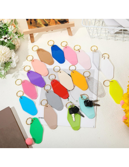 Llaveros Retro Thyle en Blanco para Sublimación - 60 Piezas