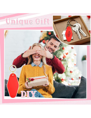 Llaveros Retro Thyle en Blanco para Sublimación - 60 Piezas