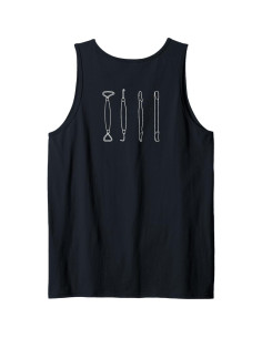 Camiseta sin mangas KILN IT Cerámica Memes Herramientas de Modelado 2