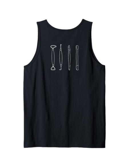 Camiseta sin mangas KILN IT Cerámica Memes Herramientas de Modelado