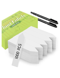 1000 Etiquetas de Plástico para Plantas Giaueoa 100x20mm
