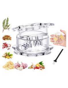 Triturador de Ajo Manual Genérico GT-2025 - Utensilio de Cocina