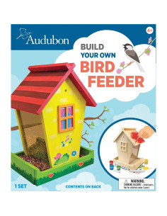 Kit de Manualidades Obras de Ahhh - Comedero para Aves de Madera 2