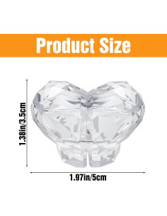 Kit 2 Empujadores de Botón Inodoro Corazón ElevateTech 2