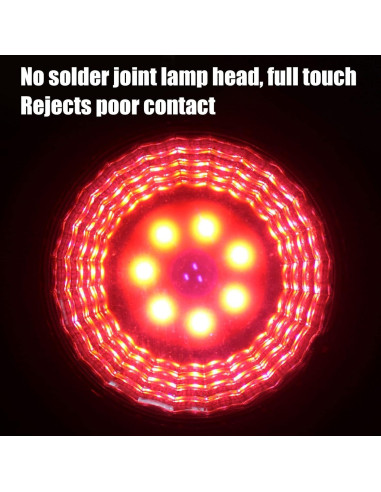 Bombilla de Calor para Reptiles Ciciglow 2W E27 Luz Roja