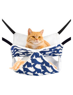 Hamaca para Gato Tribu Mengbei 47x47cm con Correa Ajustable