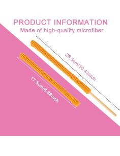 15 Cepillos de Limpieza de Ventilador Larrel - Microfibra 26.5cm 2