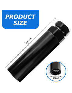 Llave de Tuerca 6 Spline Ferianl 90 mm Acero Hexagonal 2