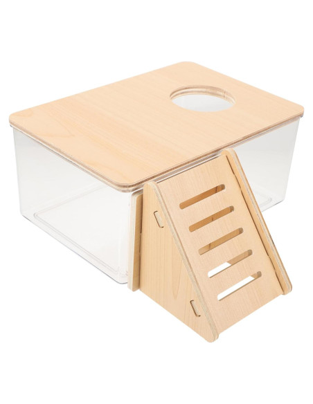 Caja de Baño para Hámster BESPORTBLE Acrílico 18.9x12.6cm