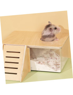 Caja de Baño para Hámster BESPORTBLE Acrílico 18.9x12.6cm 2