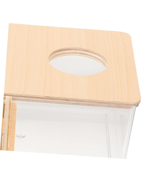 Caja de Baño para Hámster BESPORTBLE Acrílico 18.9x12.6cm