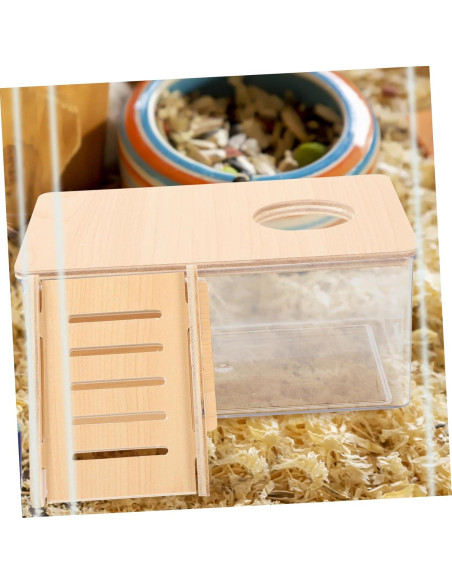 Caja de Baño para Hámster BESPORTBLE Acrílico 18.9x12.6cm