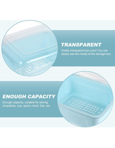 Caja de Almacenamiento de Utensilios Operitacx 33x26x20 cm 2
