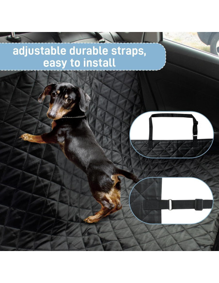 Funda de Asiento para Perros DMS PROTECTOR Universal Negra