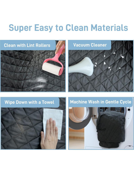 Funda de Asiento para Perros DMS PROTECTOR Universal Negra