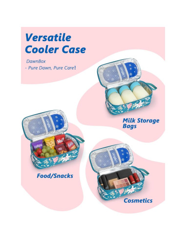Bolsa de Viaje para Leche Materna DawnBox - 0.59kg, Pantalla Temperatura